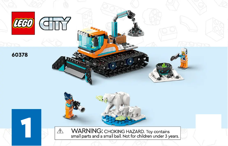 Page n°1 - Manuel utilisateur Lego City 60378
