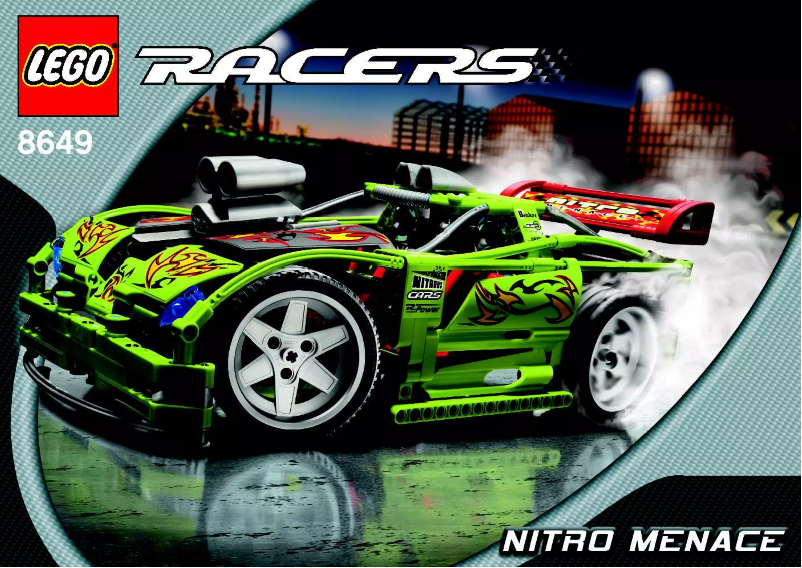Page 1 de la notice Manuel utilisateur Lego Racers 8649