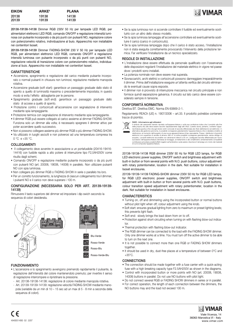 Image de la première page du manuel de l'appareil 14139.SL