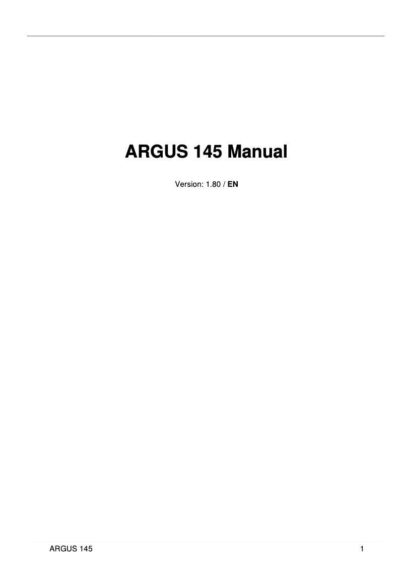 Image de la première page du manuel de l'appareil 145