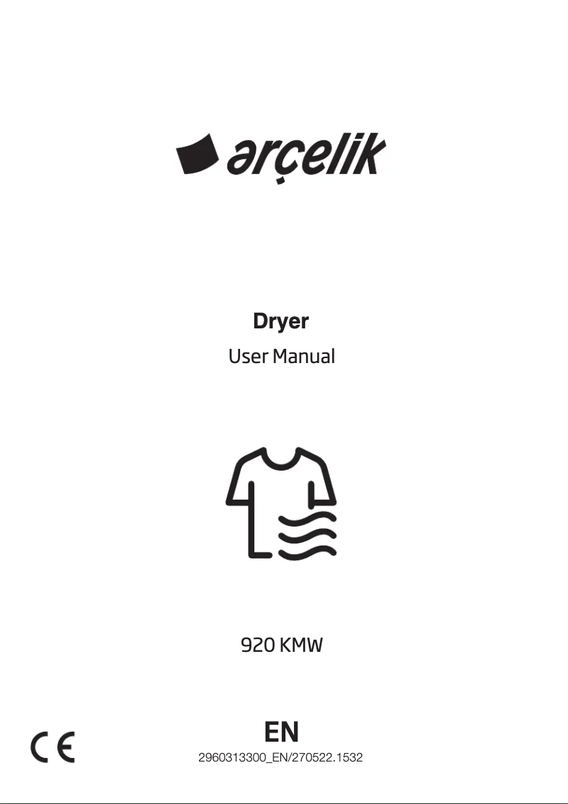 Page n°1 - Manuel utilisateur Arçelik 920 KMW