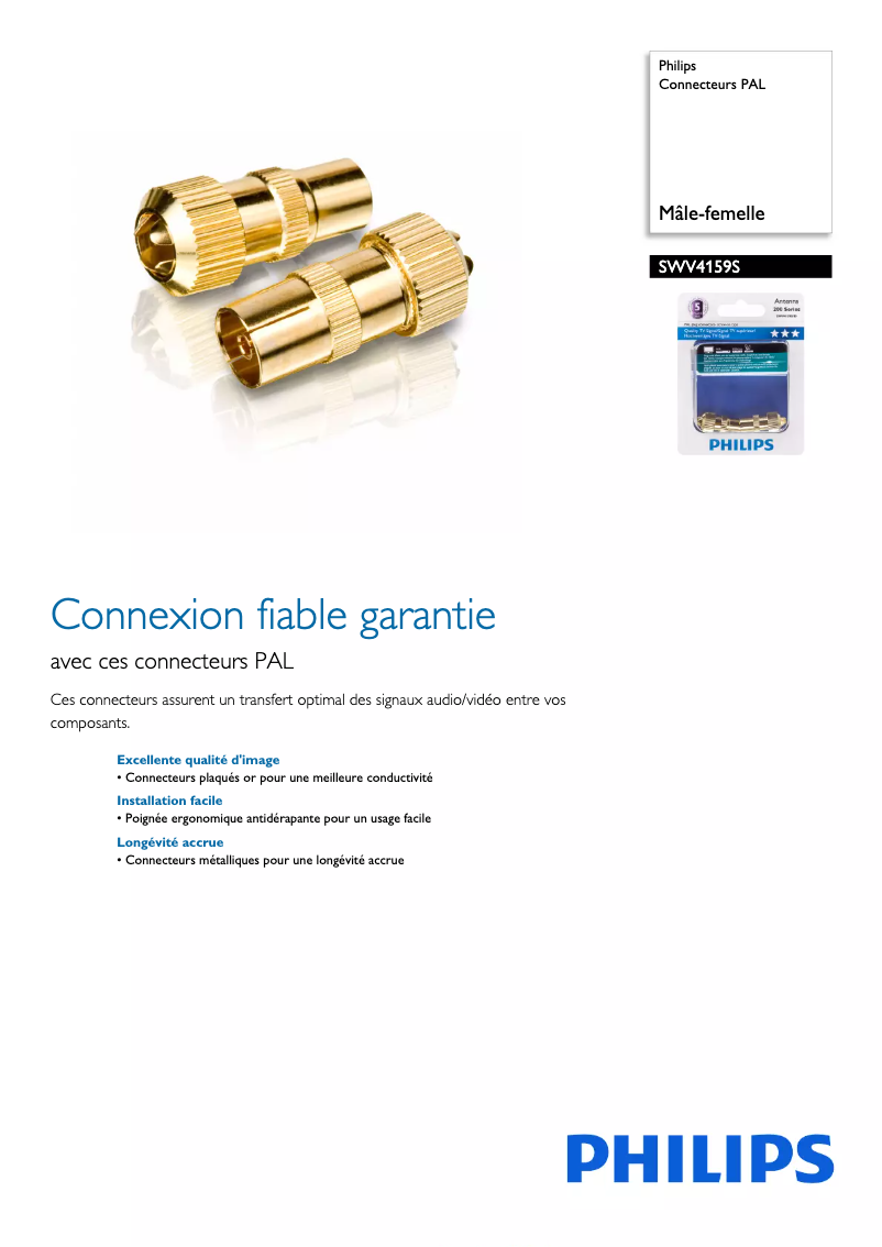 Image de la première page du manuel de l'appareil SWV4159S