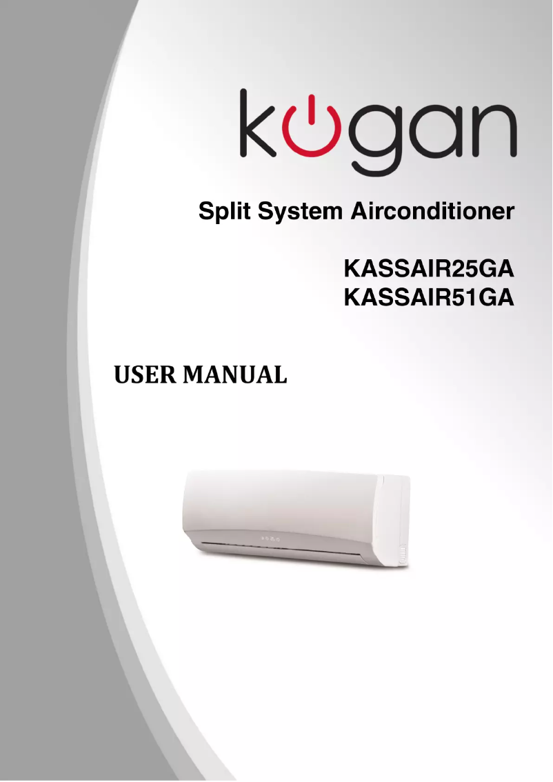 Page n°1 - Manuel utilisateur Kogan KASSAIR51GA