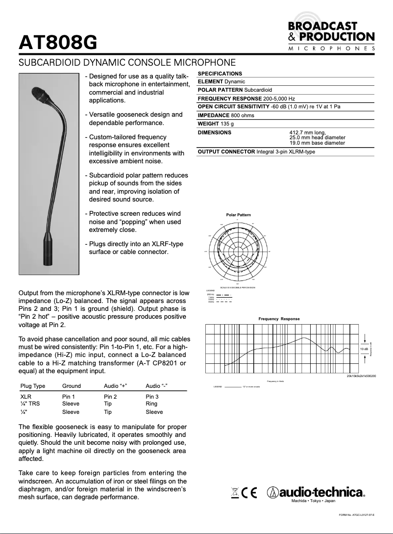 Image de la première page du manuel de l'appareil AT808G