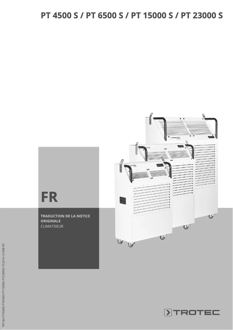Página 1 del manual Manual de usuario Trotec PortaTemp 4500 S