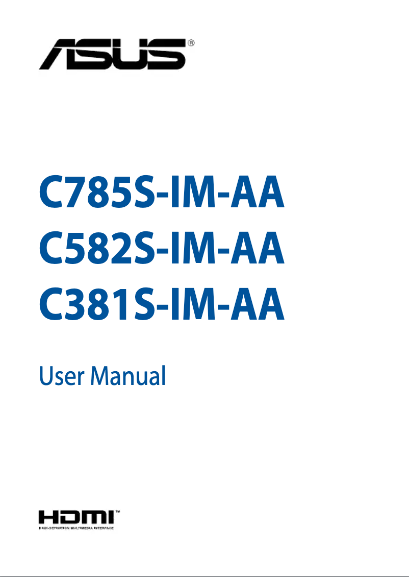 Page 1 de la notice Manuel utilisateur Asus C785S-IM-AA