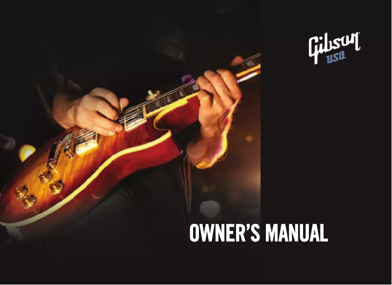 Page 1 de la notice Manuel utilisateur Gibson Les Paul Standard