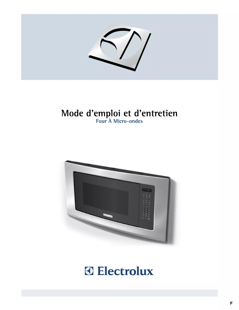 Page 1 de la notice Manuel utilisateur Electrolux EI27MO45GS