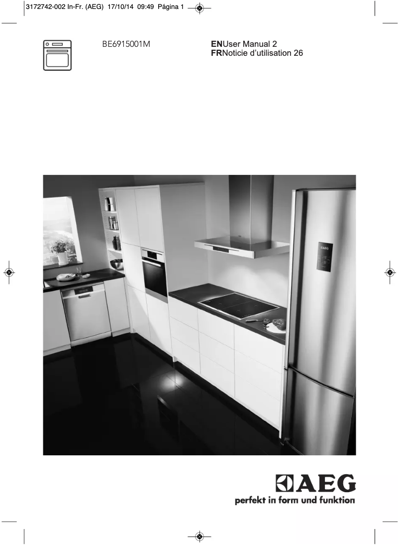 Imagen de la primera página del manual del dispositivo BE6915001M