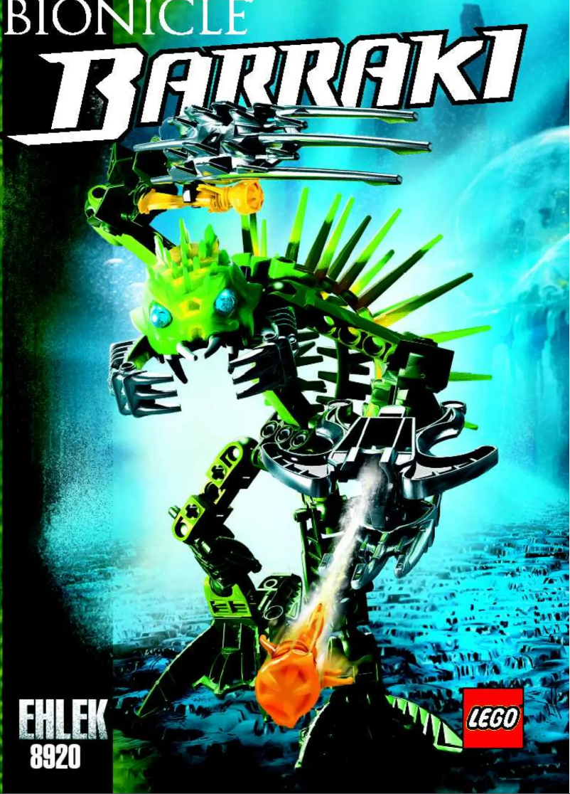 Image de la première page du manuel de l'appareil Bionicle 8920