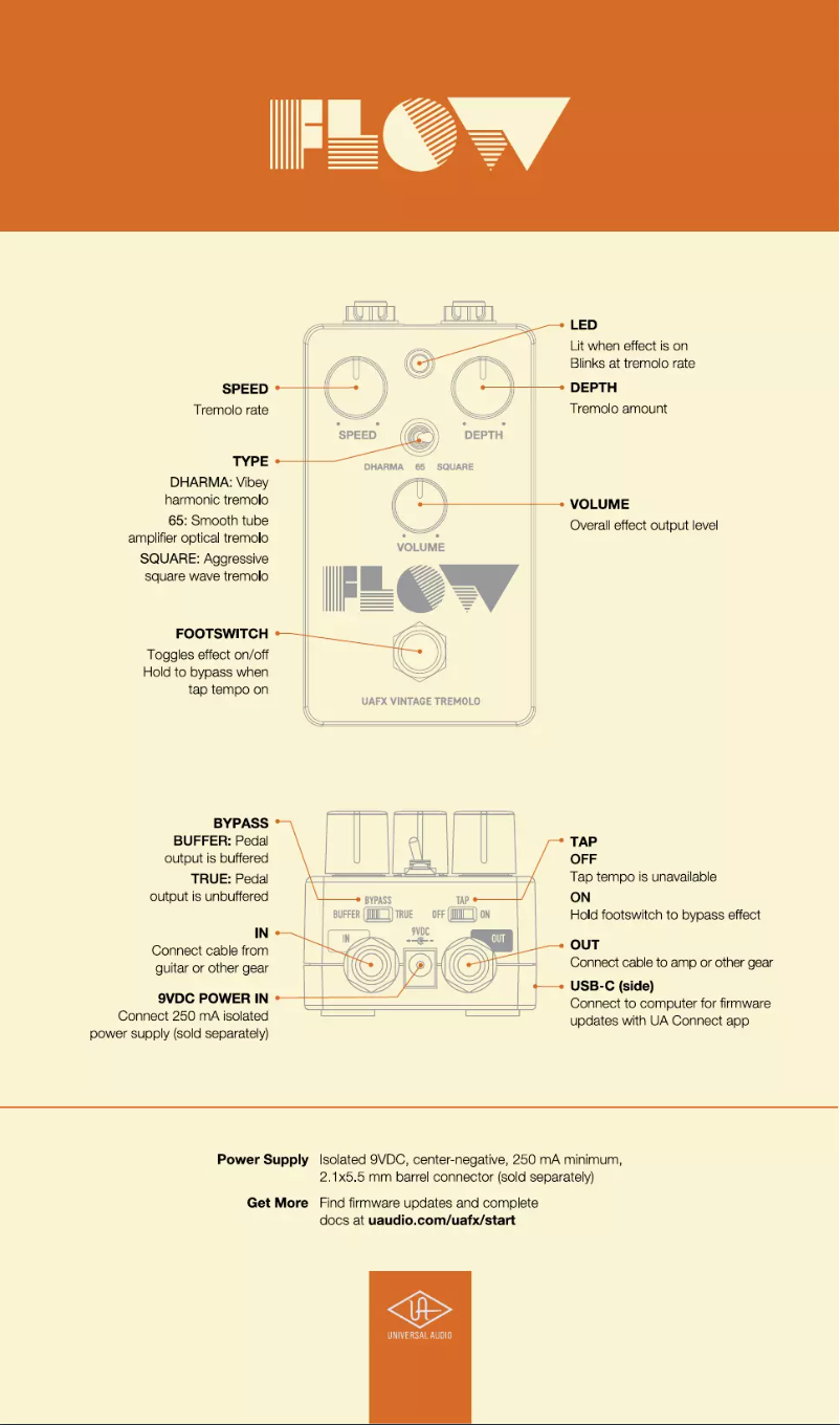 Page n°1 - Manuel utilisateur Universal Audio Flow