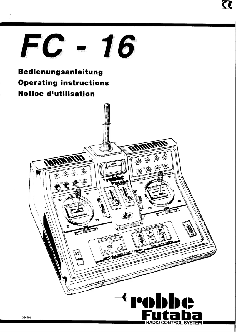 Image de la première page du manuel de l'appareil FC16