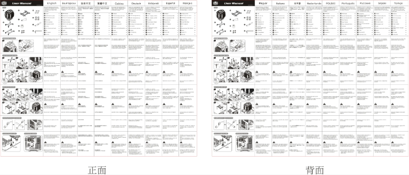 Page 1 de la notice Manuel utilisateur Cooler Master V8