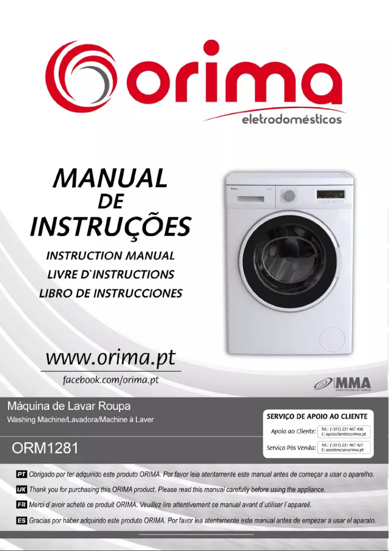 Página 1 del manual Manual de usuario Orima ORM1281