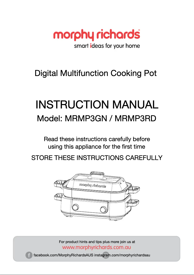 Image de la première page du manuel de l'appareil MRMP3RD