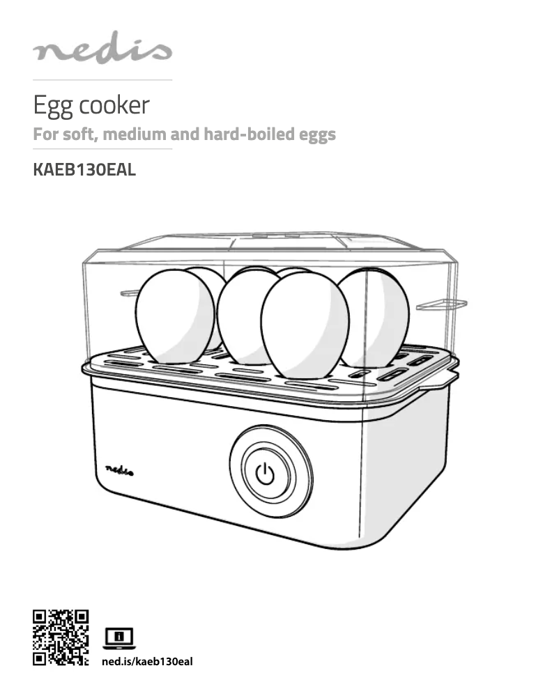 Page 1 de la notice Manuel utilisateur Nedis KAEB130EAL