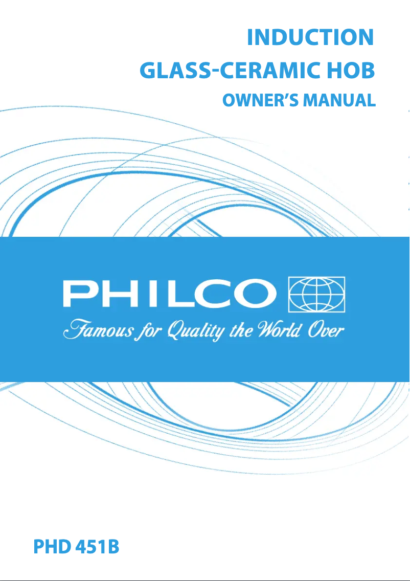 Page n°1 - Manuel utilisateur Philco PHD 451 B