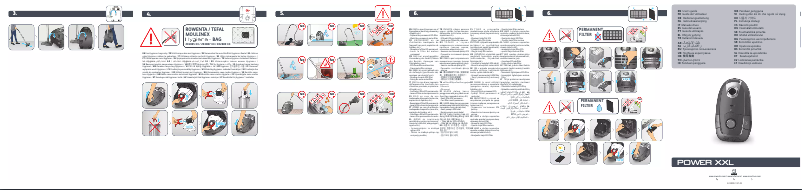 Page n°1 - Manuel utilisateur Rowenta Power XXL RO3153