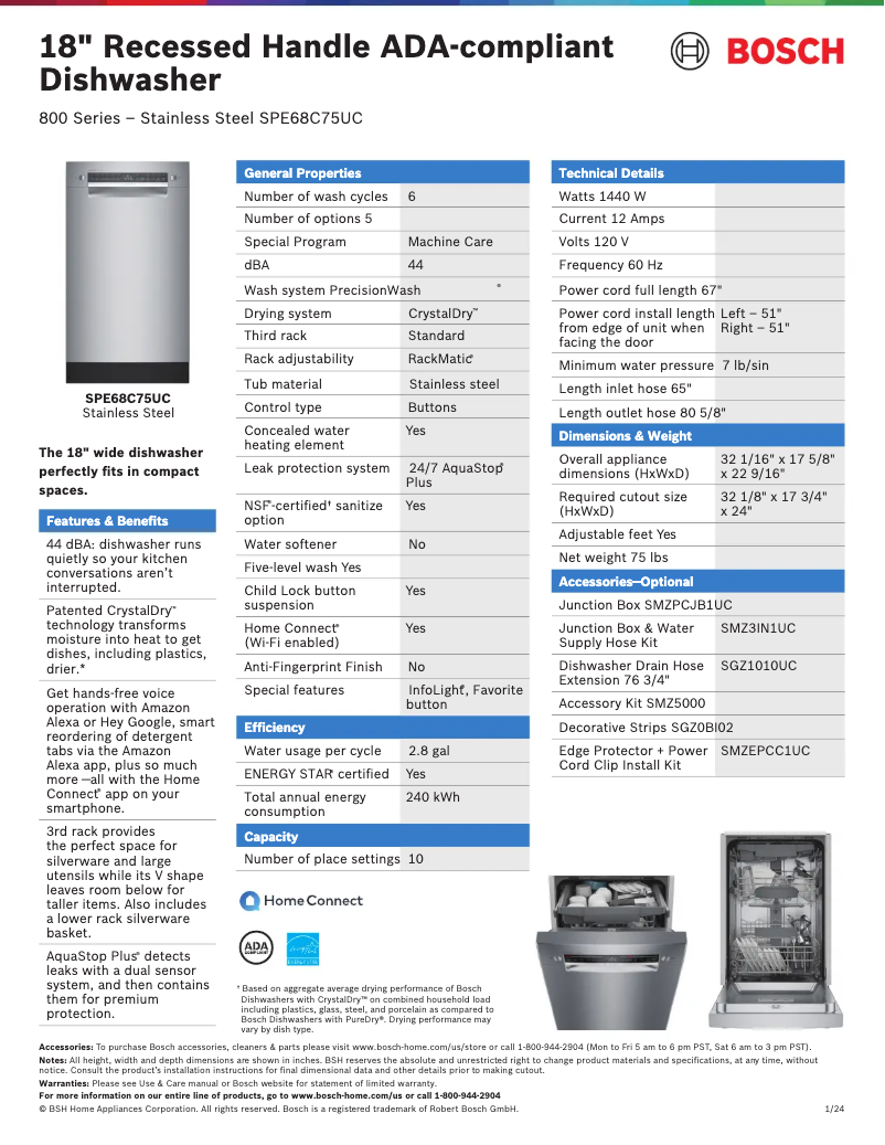 Image de la première page du manuel de l'appareil SPE68C75UC