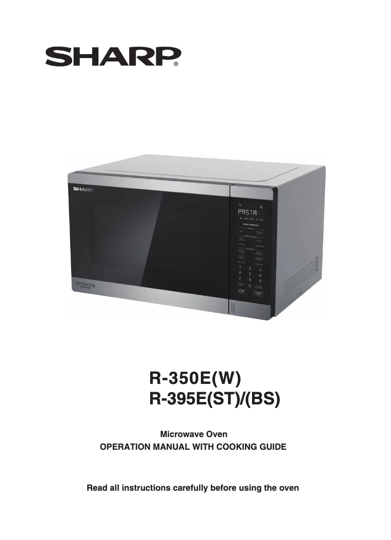 Page 1 de la notice Manuel utilisateur Sharp R-395EBS