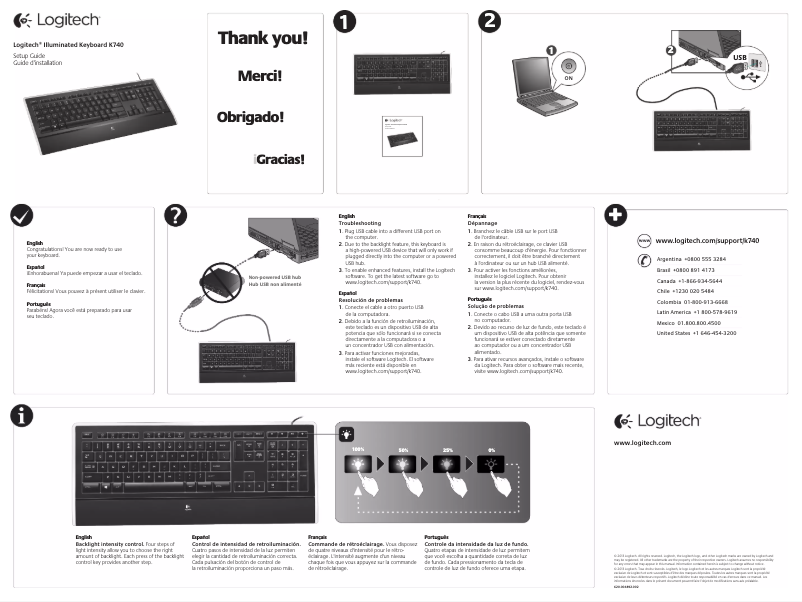 Image de la première page du manuel de l'appareil K740
