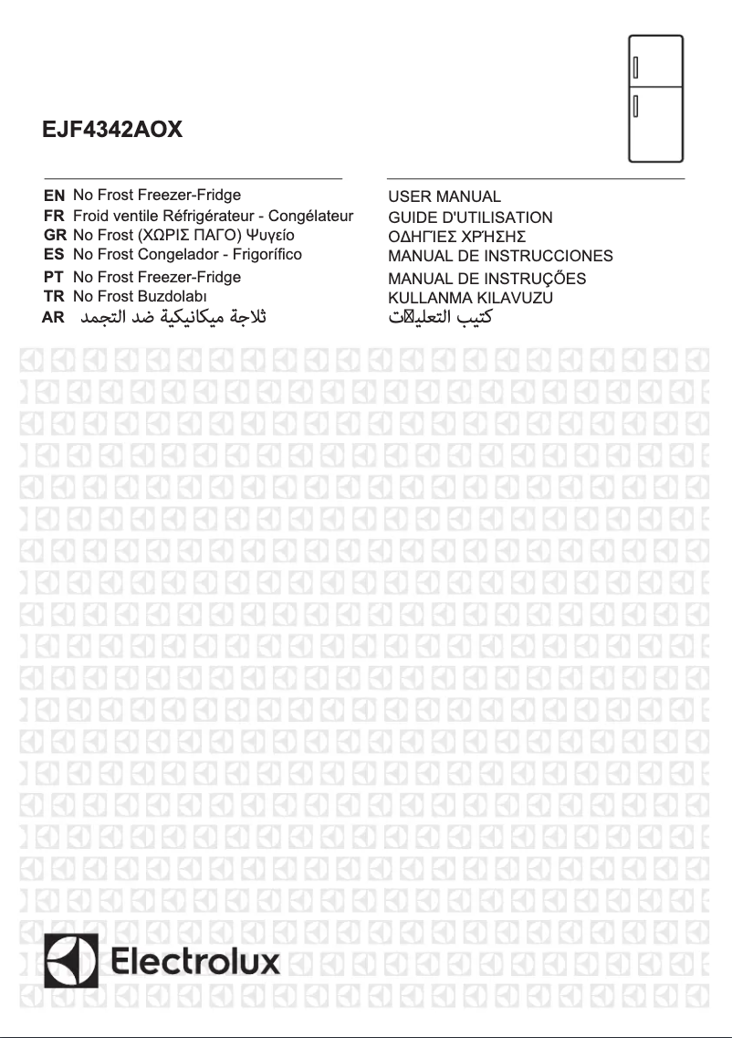 Page 1 de la notice Manuel utilisateur Electrolux EJF4342AOX