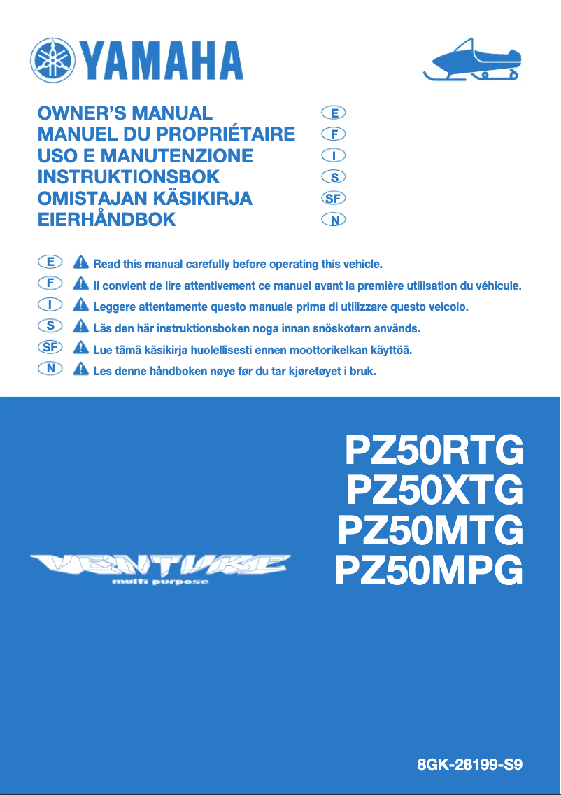 Page 1 de la notice Manuel utilisateur Yamaha PHAZER R-TX (2016)