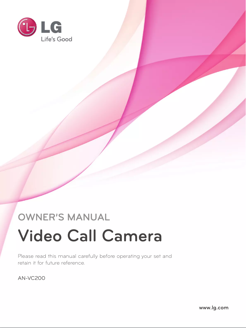 Image de la première page du manuel de l'appareil AN-VC200