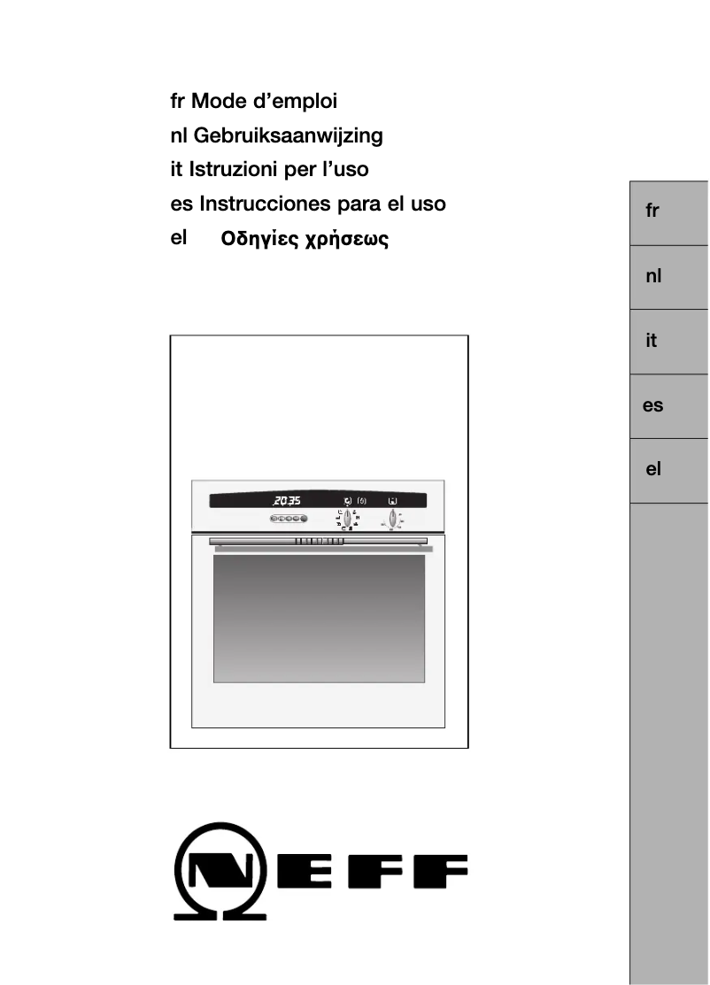 Page n°1 - Manuel utilisateur Neff B1541
