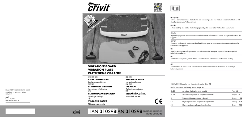 Image de la première page du manuel de l'appareil IAN 310298