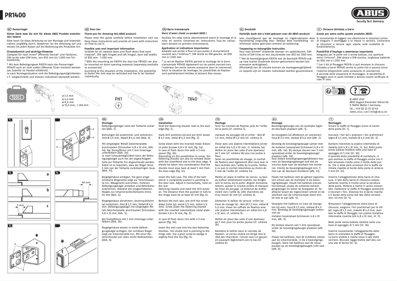 Image de la première page du manuel de l'appareil Bar
