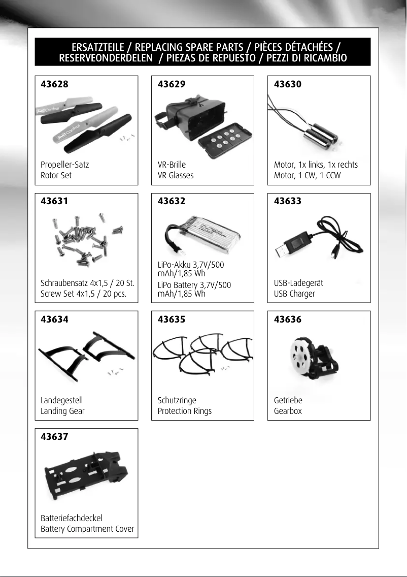 Page n°1 - Manuel utilisateur Revell VR-SHOT