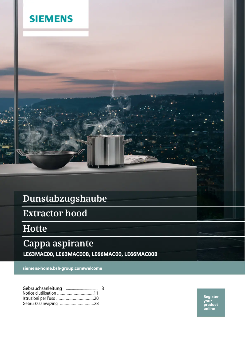 Image de la première page du manuel de l'appareil LE66MAC00B