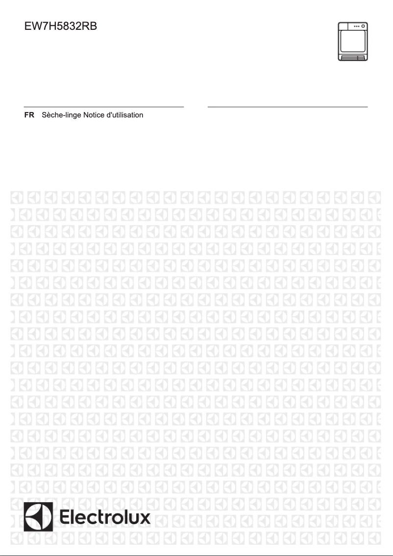 Image de la première page du manuel de l'appareil EW7H5832RB