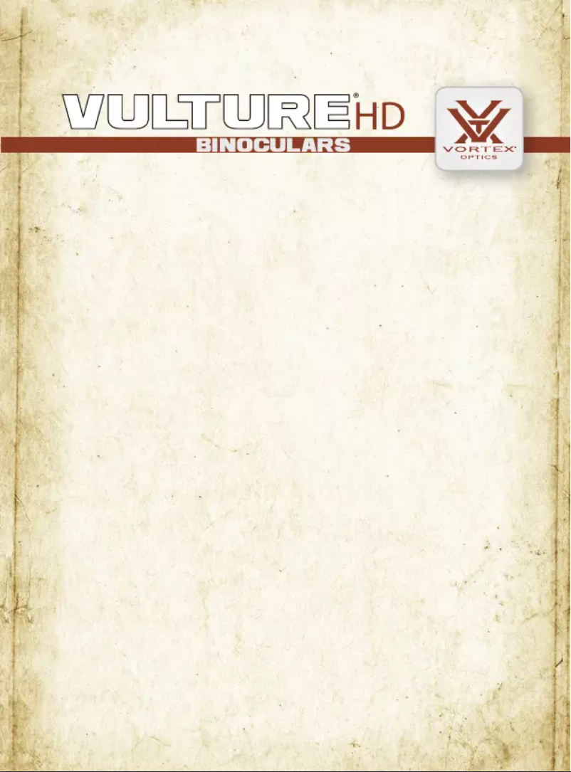 Image de la première page du manuel de l'appareil Vulture HD 10x56