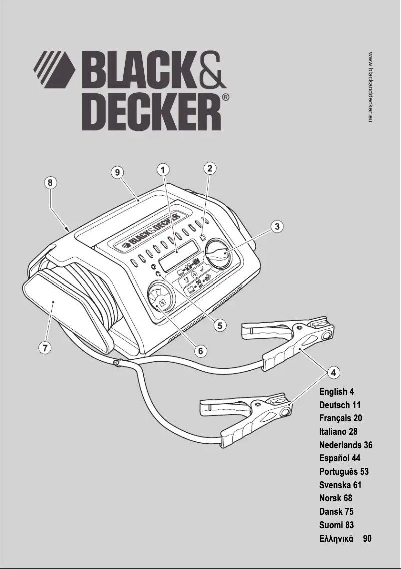 Página 1 del manual Manual de usuario Black & Decker BDSBC20A