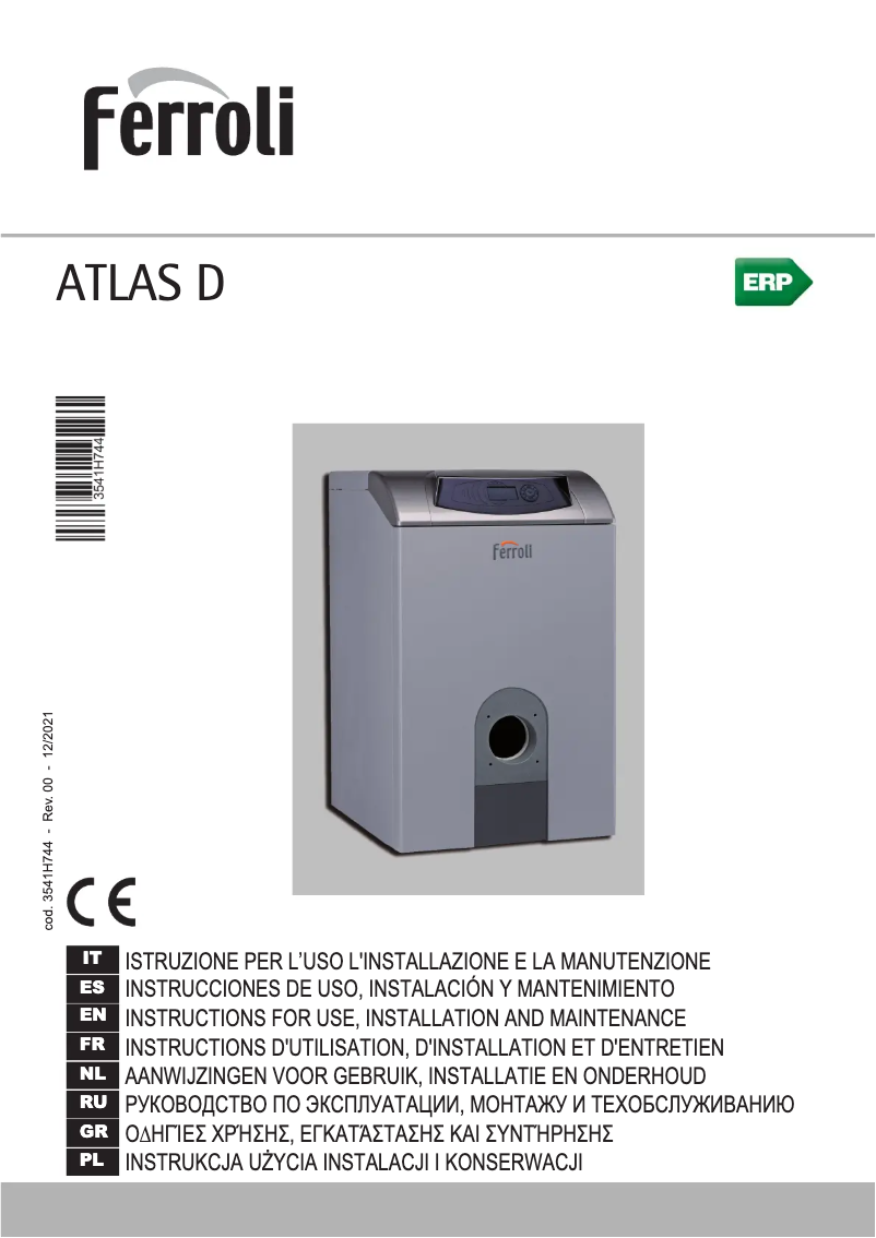 Page n°1 - Manuel utilisateur Ferroli Atlas D