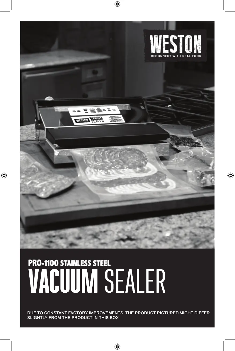 Page 1 de la notice Manuel utilisateur Weston PRO-1100