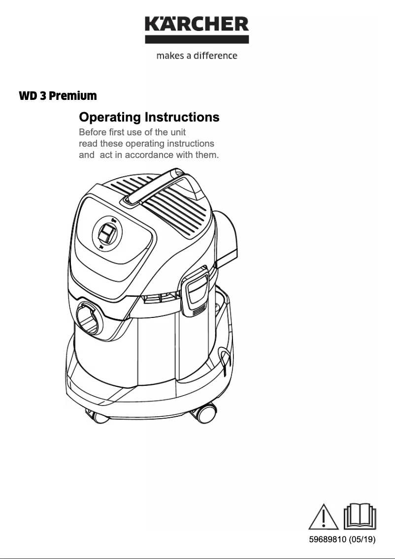 Image de la première page du manuel de l'appareil WD 3 Premium