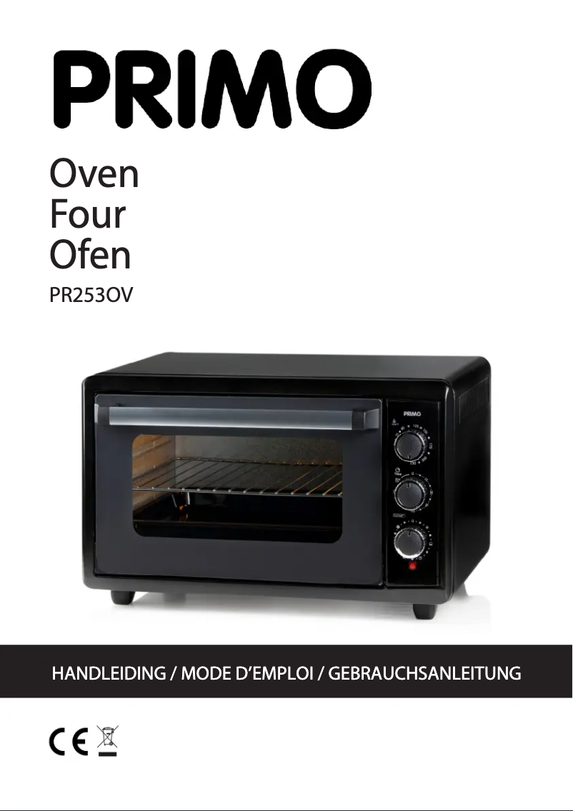 Page 1 de la notice Manuel utilisateur Primo PR253OV
