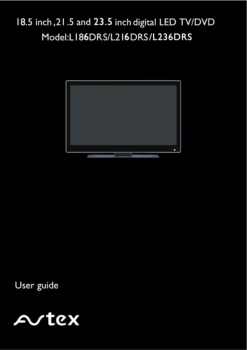 Image de la première page du manuel de l'appareil L186DRS