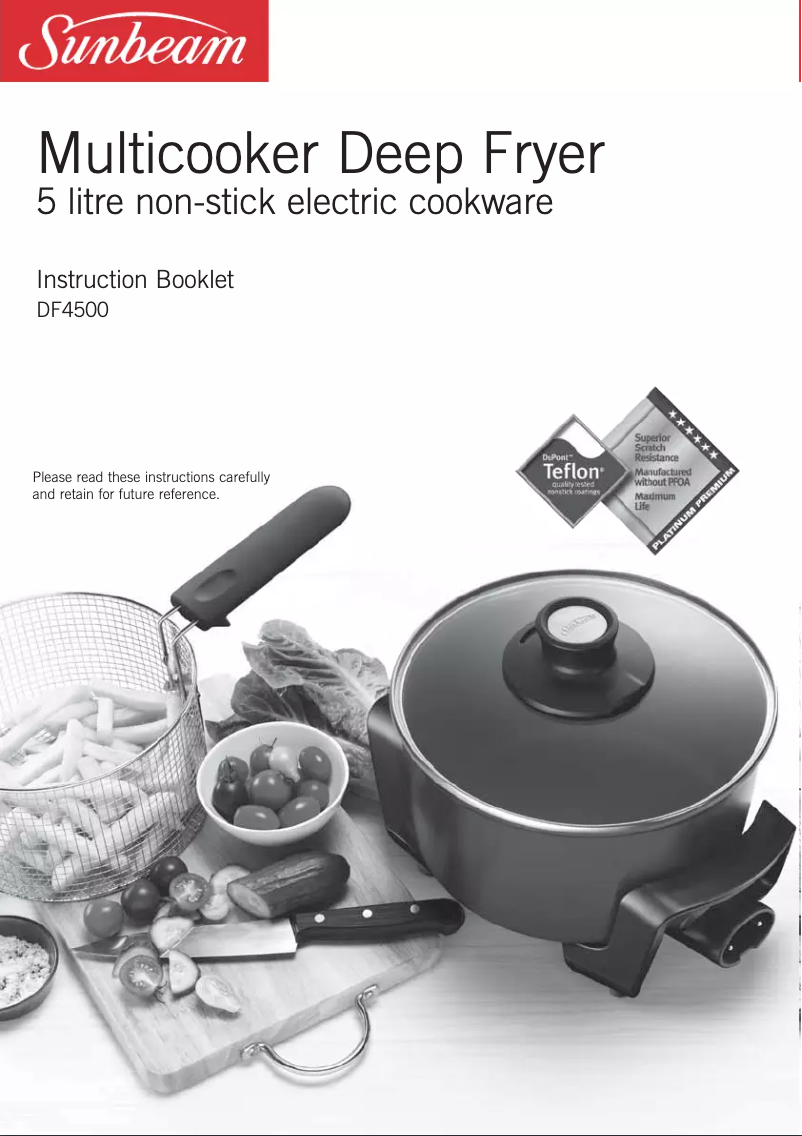 Página 1 del manual Manual de usuario Sunbeam DF4500