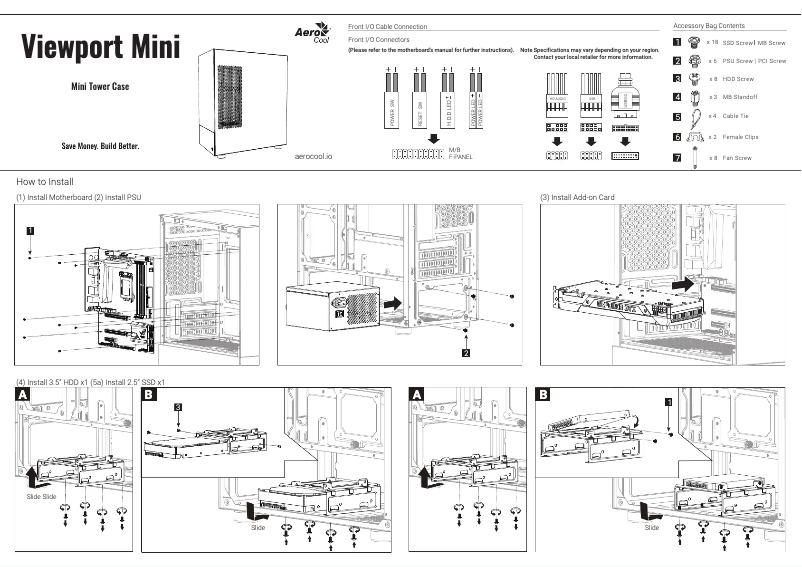 Image de la première page du manuel de l'appareil Viewport Mini