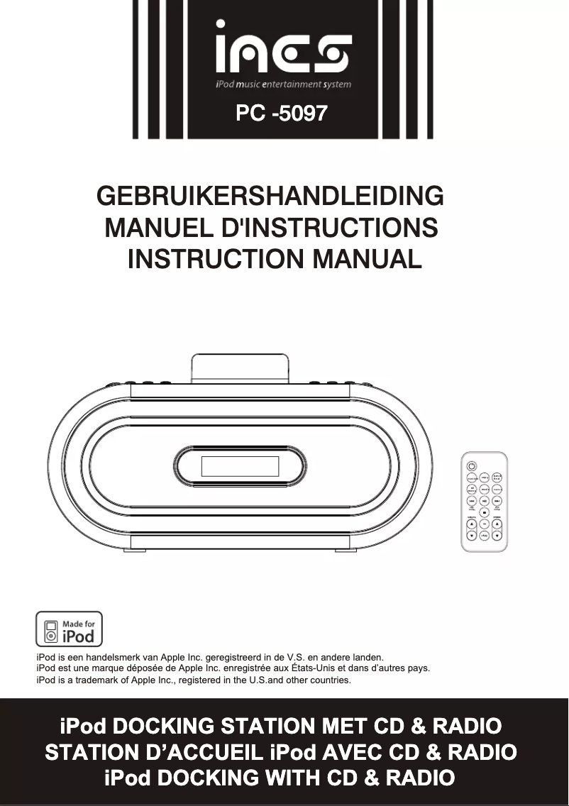 Page n°1 - Manuel utilisateur Marquant PC-5097