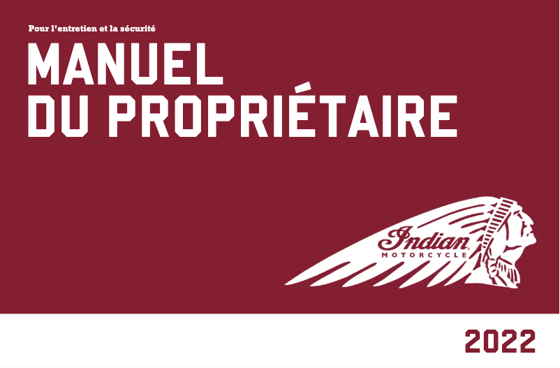 Image de la première page du manuel de l'appareil Indian Springfield (2022)