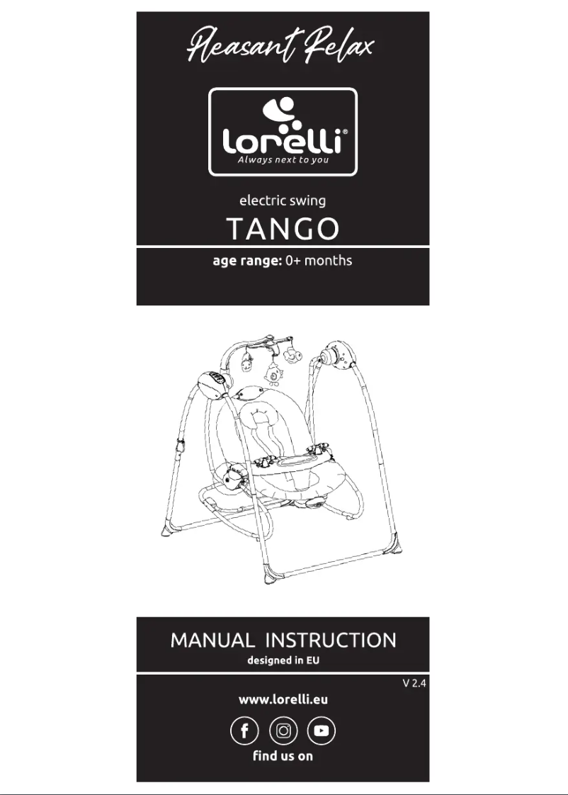 Page n°1 - Manuel utilisateur Lorelli Tango