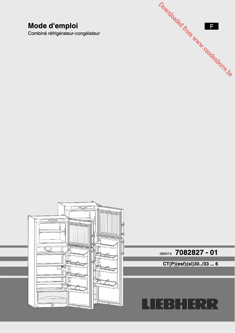 Image de la première page du manuel de l'appareil CTP 3016-23