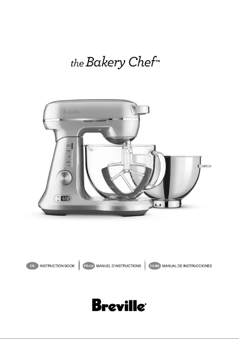 Image de la première page du manuel de l'appareil the Bakery Chef BEM825