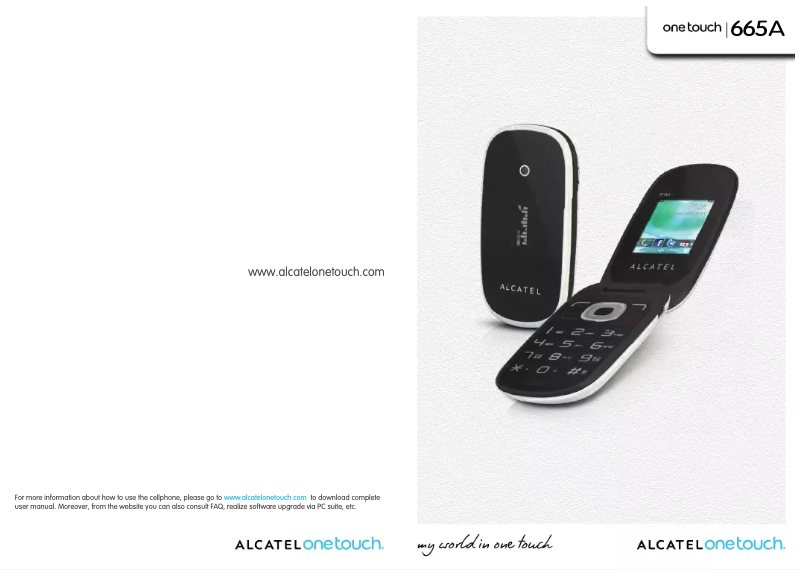 Page n°1 - Mode d'emploi Alcatel One Touch 665A
