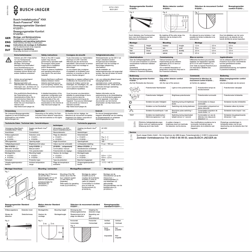 Página 1 del manual Manual de usuario Busch-Jaeger 6122